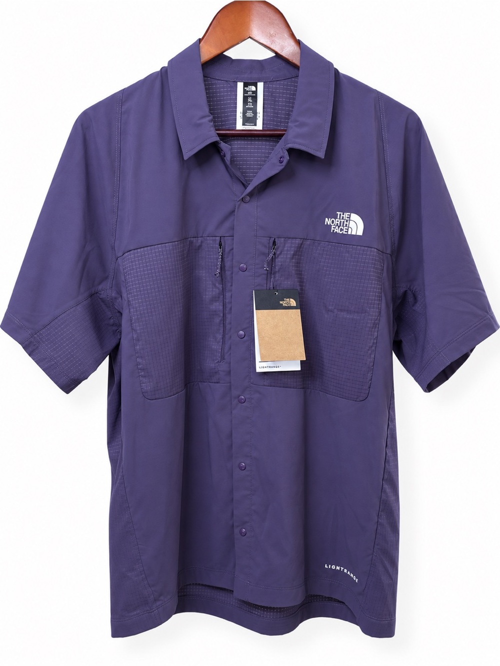 The North Face Trail LIGHTRANGE Shirt Endless Dusk Men's XL NWT UPF 40+